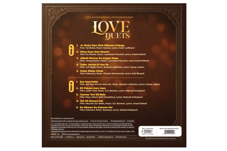 Love Duets - Lata Mangeshkar & Mohammed Rafi
