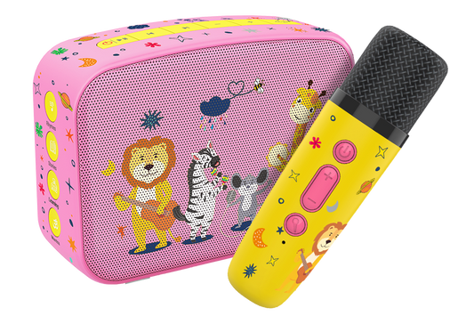 Carvaan mini Kids with MIC - Baby Pink