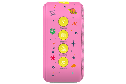 Carvaan mini Kids with MIC - Baby Pink