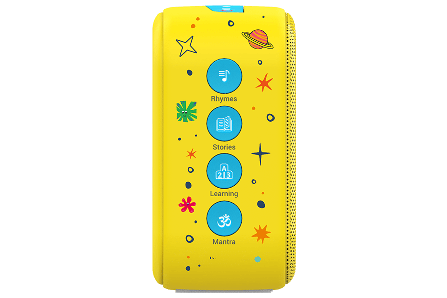 Carvaan mini Kids with MIC - Baby Yellow