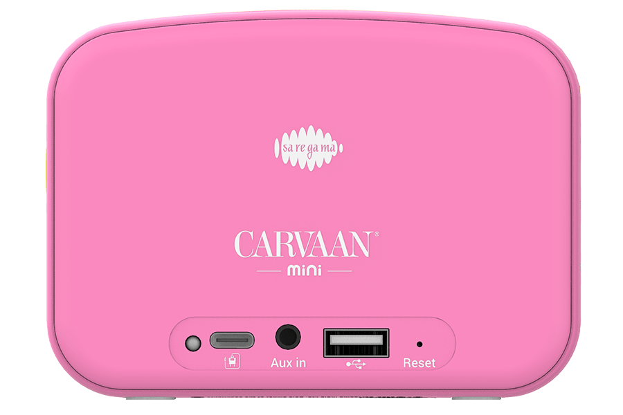Carvaan mini Kids with MIC - Baby Pink