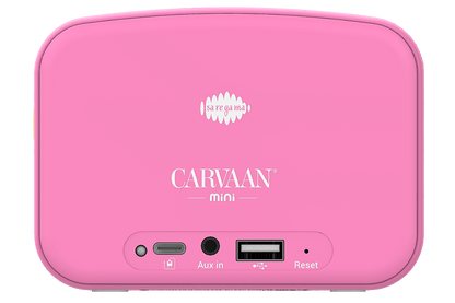 Carvaan mini Kids with MIC - Baby Pink