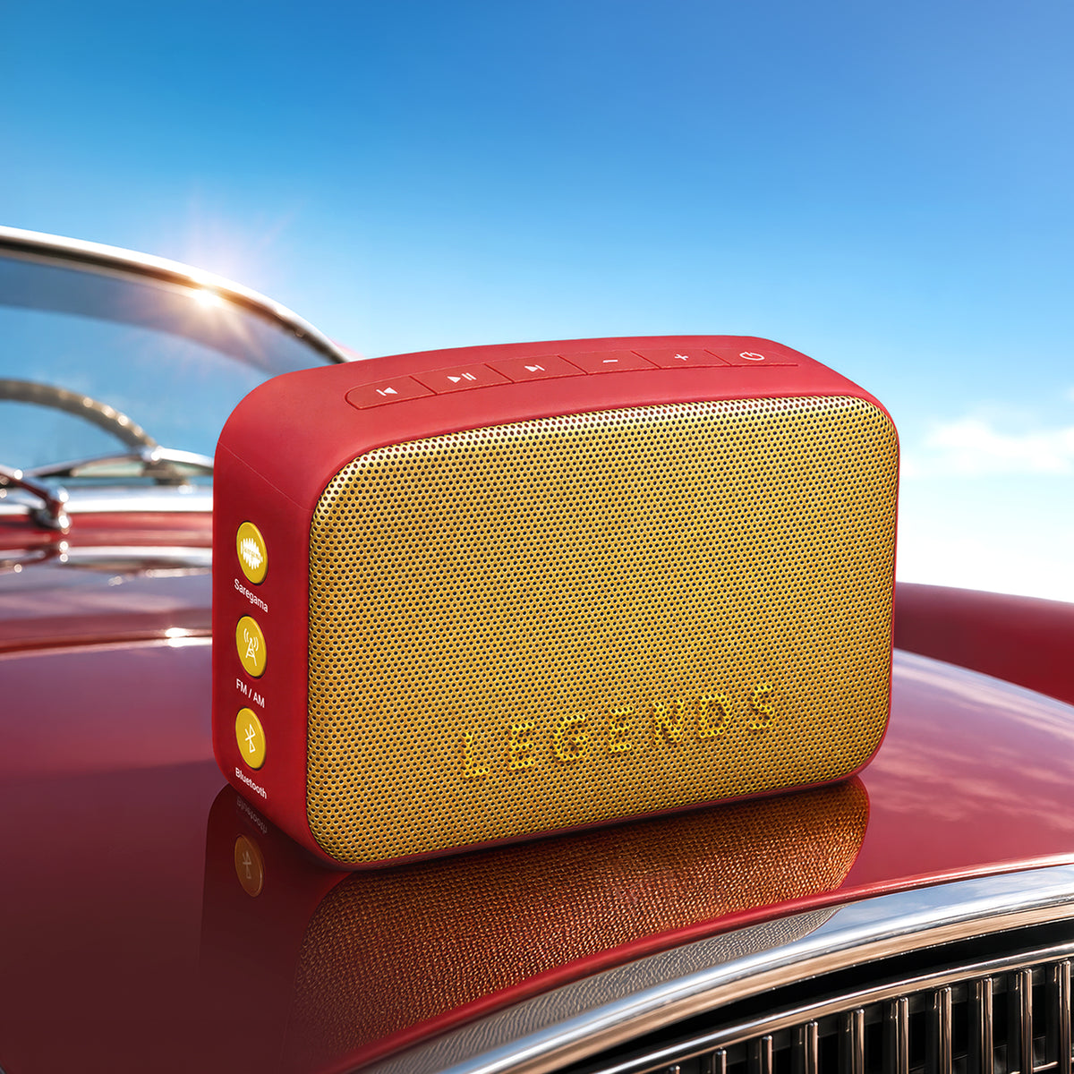 Saregama Carvaan Mini Legends (Heritage Maroon)