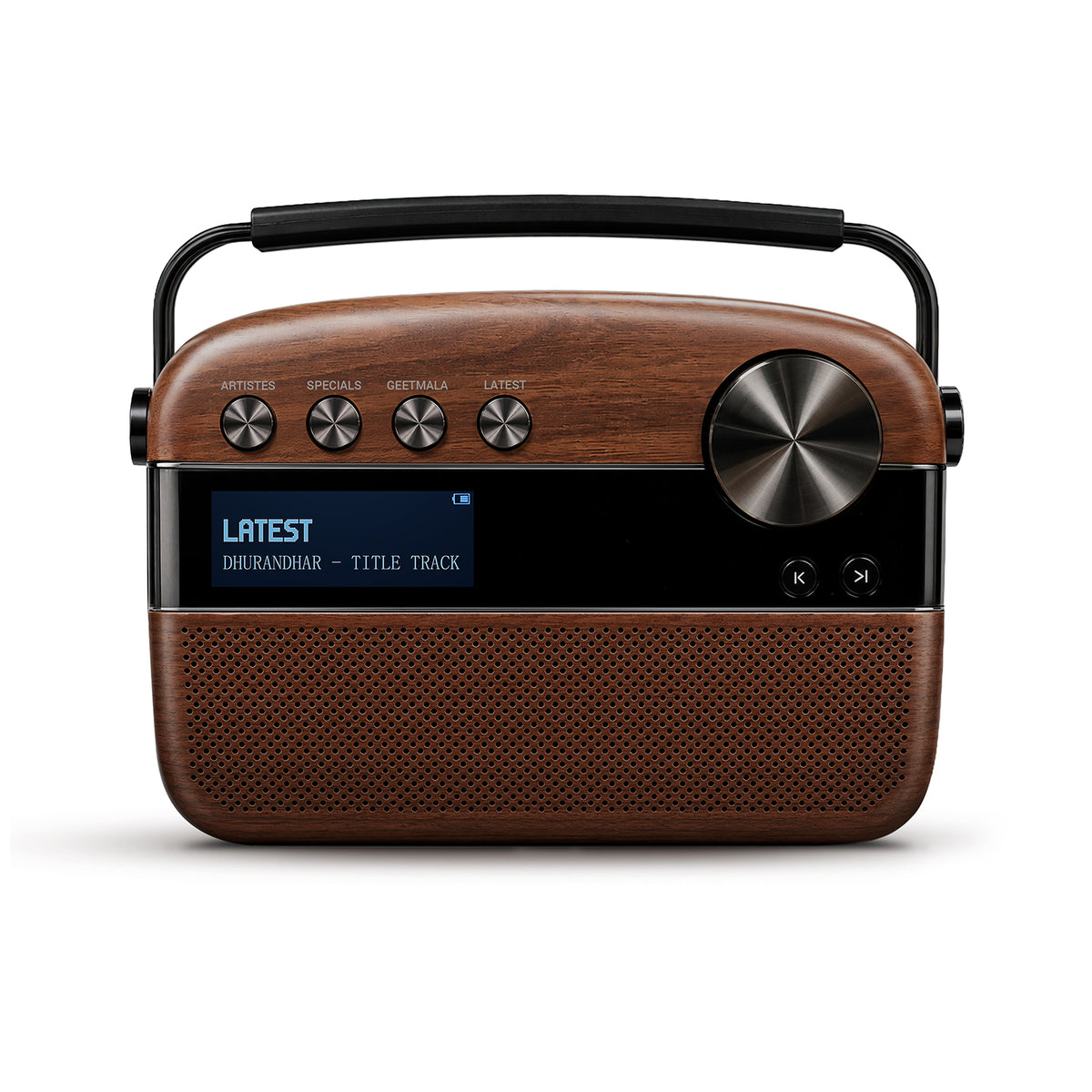 Saregama Carvaan 3.0 Hindi Legends to Latest Music Player, Antique Oak|5000 Preloaded Songs| With FM/BT/Aux