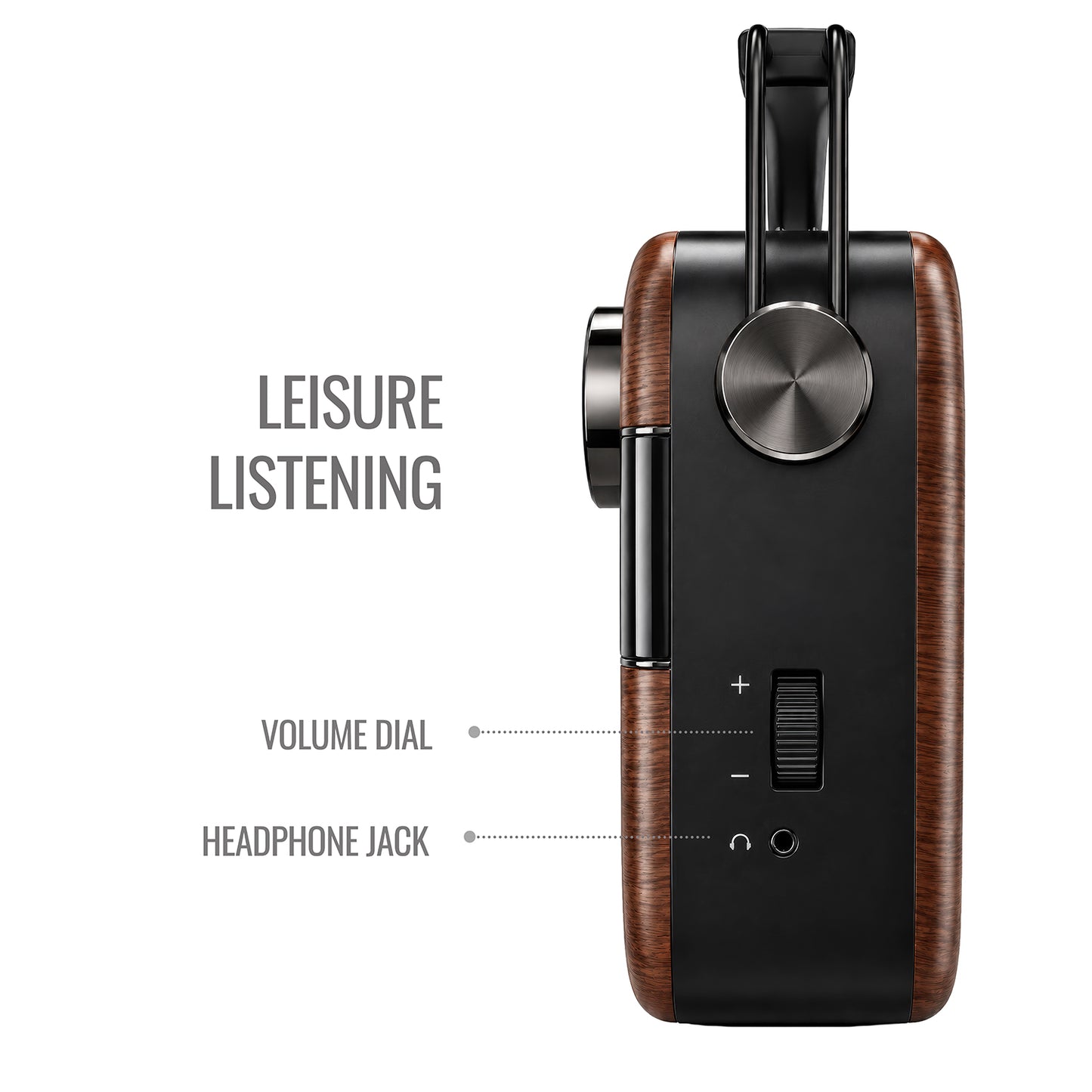 Saregama Carvaan 3.0 Hindi Legends to Latest Music Player, Antique Oak|5000 Preloaded Songs| With FM/BT/Aux