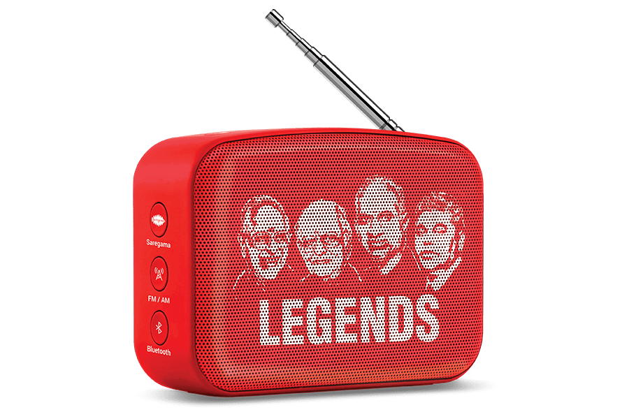 Carvaan Mini Legends Tamil - Sunset Red